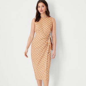 NWT! Ann Taylor Floral Tie-Waste Sheath Dress